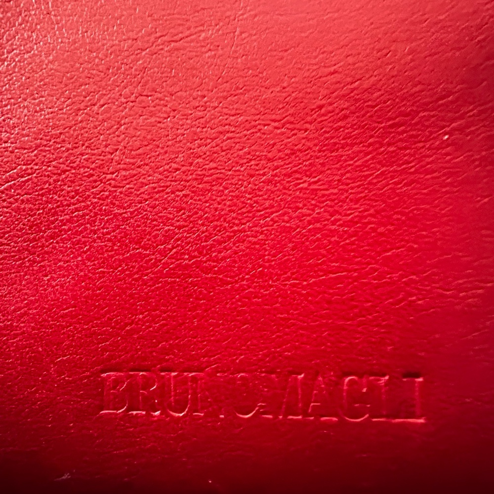 Bruno Magli Red folding wallet 4X 5.5 inches